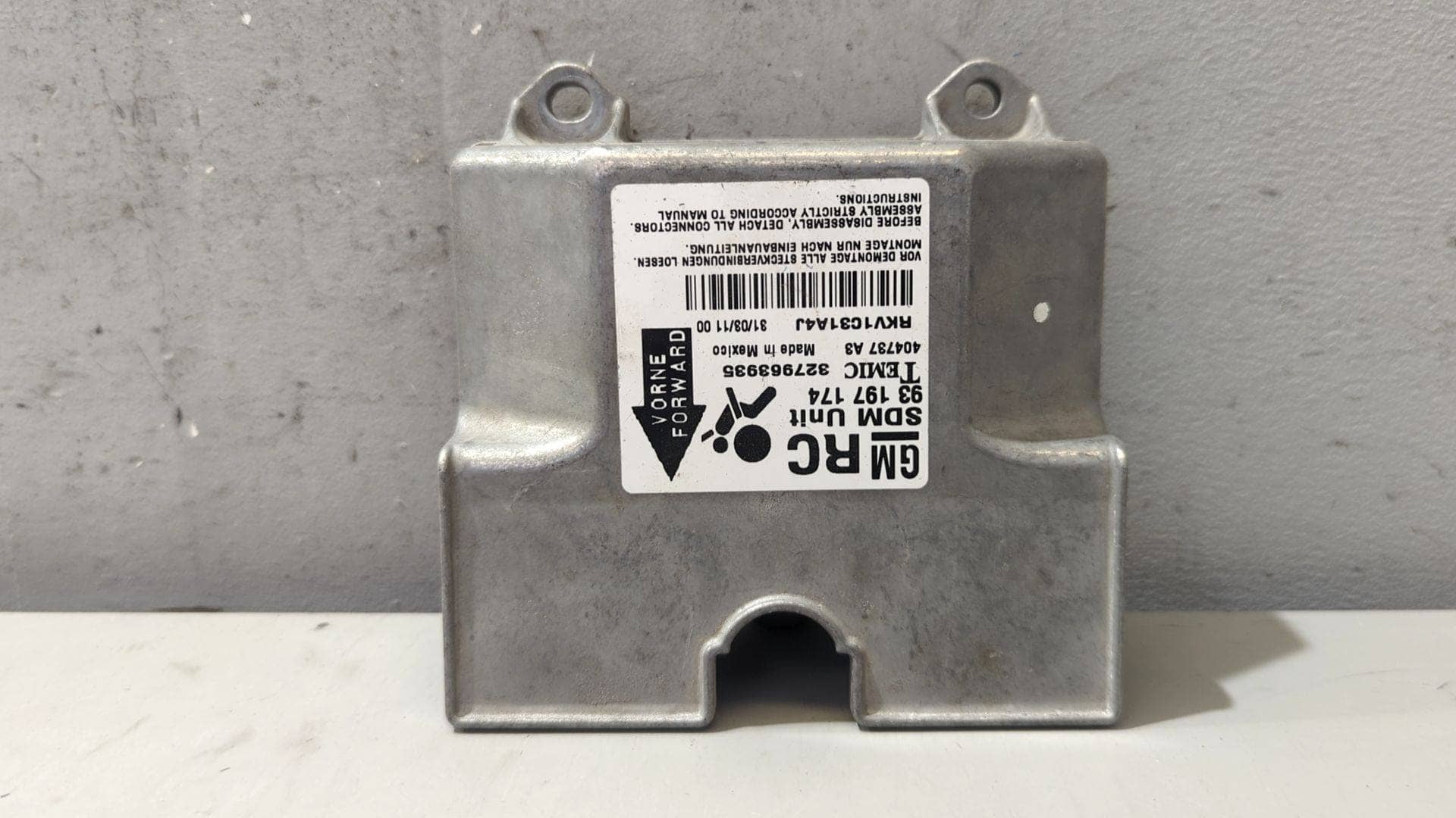 CENTRALITA AIRBAG